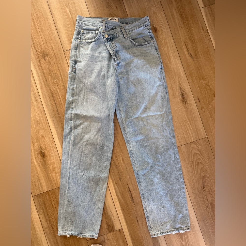 Agolde women’s criss cross Jeans